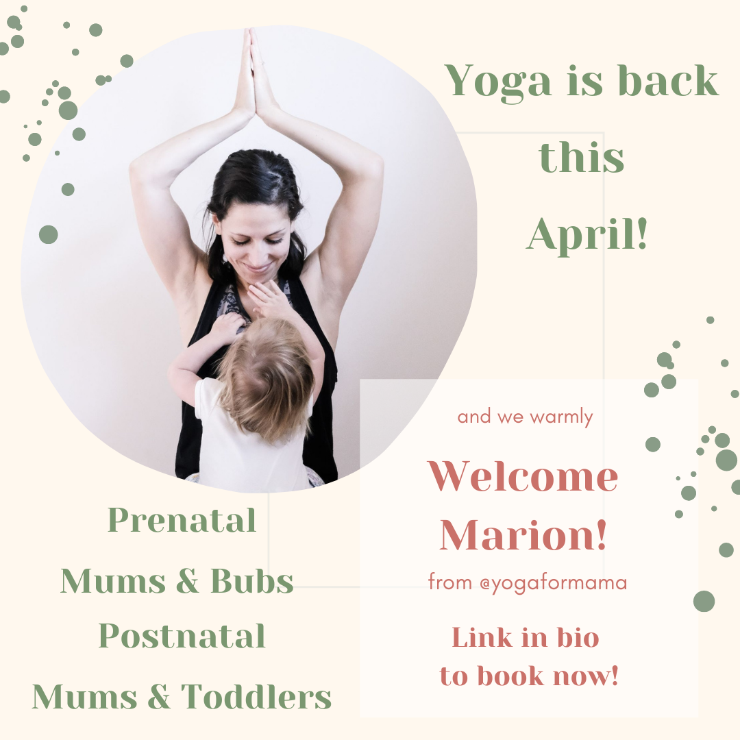 Mums + Bubs Yoga NOW ONLINE